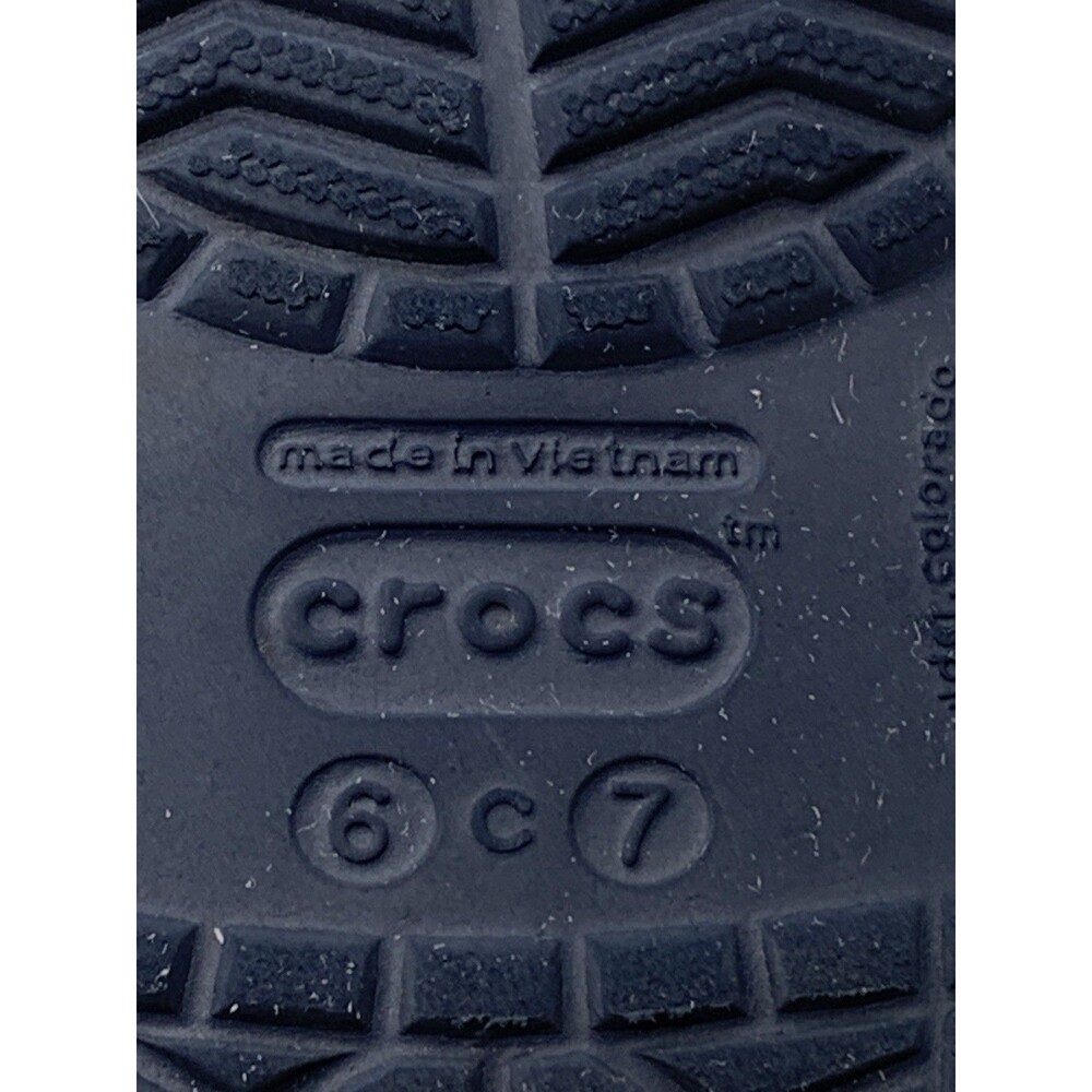 Crocs Crocband II Navy/Ice Blue Relaxed Fit Toddlers Size 6/7 - Picture 10 of 10